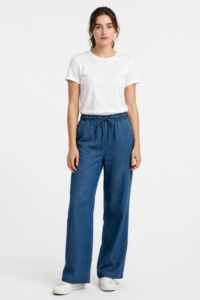 PANTALON LYOCELL FEMME