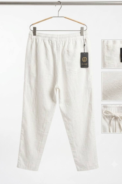 PANTALON LIN HOMME-BIKER – Image 2