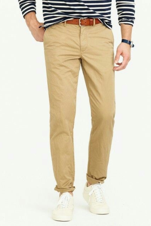 PANTALON CHINO TAPERED BEIGE
