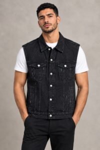 VESTE SANS MANCH NOIR
