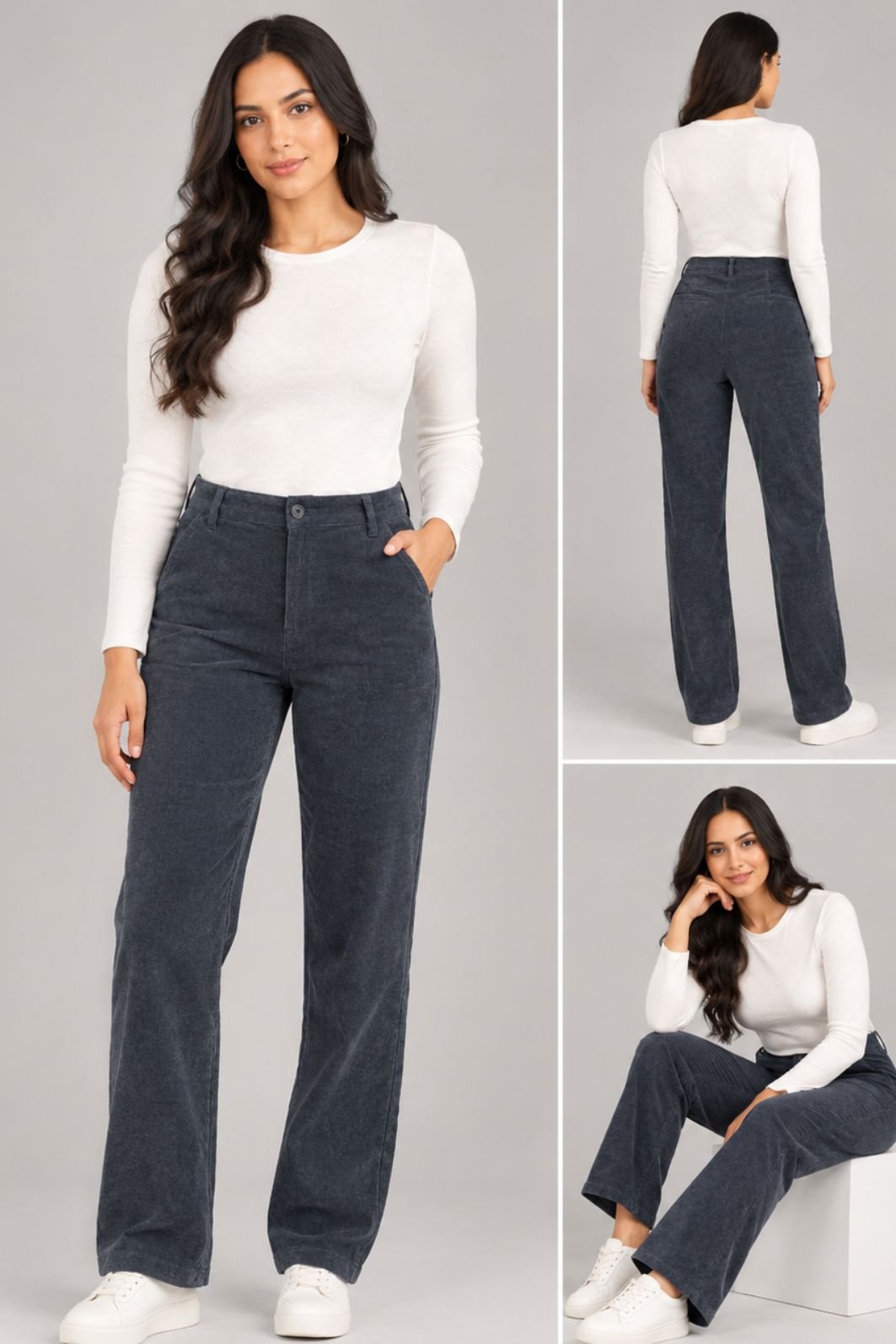 PANTALON CHINO VELOURS COTLEE – Image 2