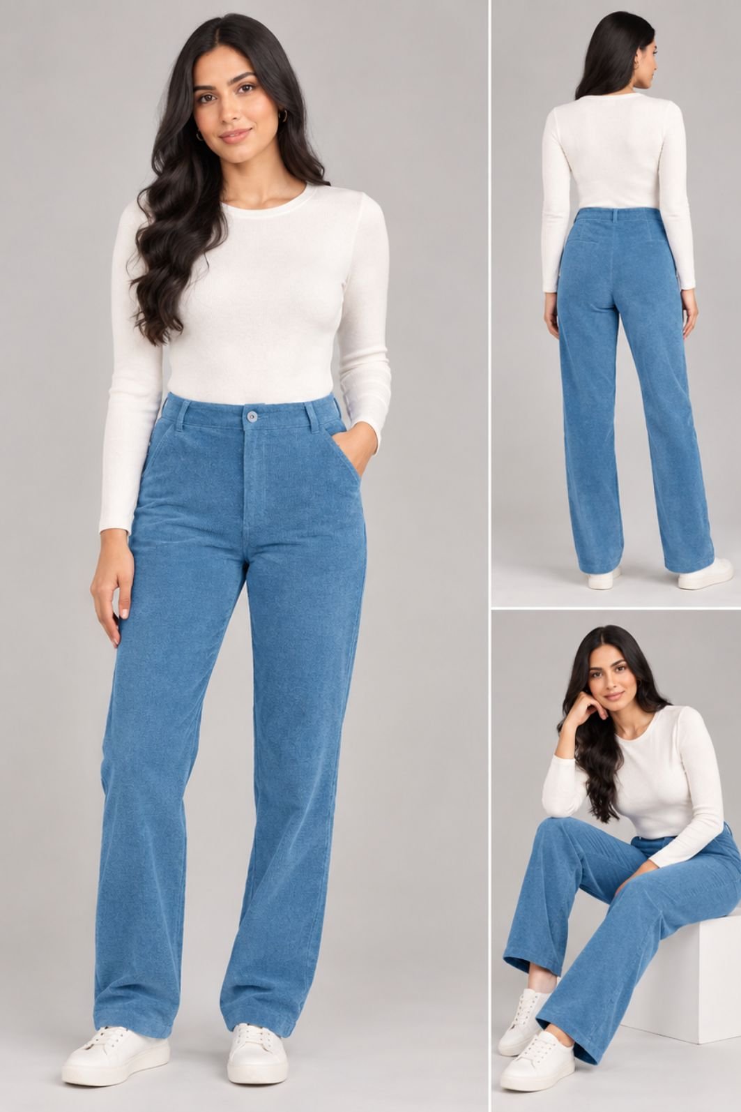 PANTALON CHINO VELOURS COTLEE – Image 4